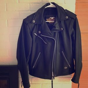 Vintage Harley Davidson leather jacket XS